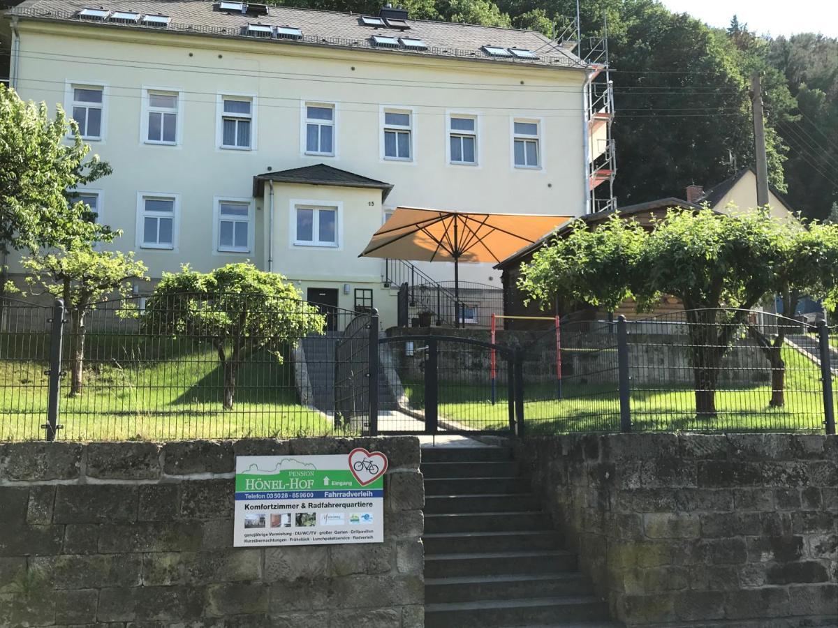 Pension Hoenel-Hof Bad Schandau Buitenkant foto