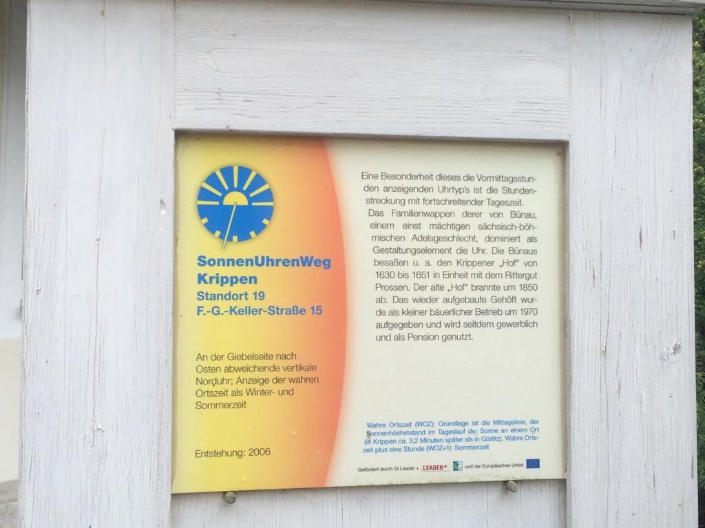 Pension Hoenel-Hof Bad Schandau Buitenkant foto