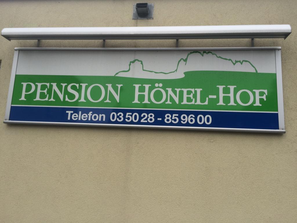 Pension Hoenel-Hof Bad Schandau Buitenkant foto