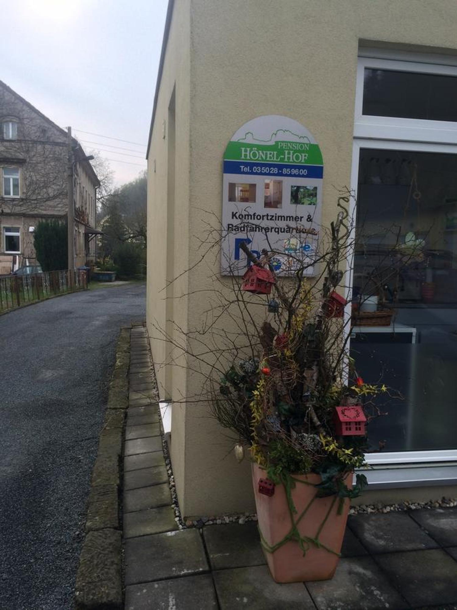 Pension Hoenel-Hof Bad Schandau Buitenkant foto